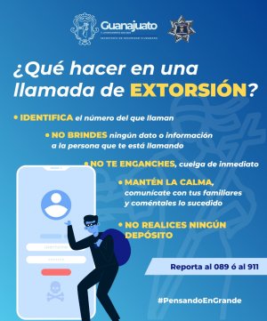 Previene policía municipal extorsiones en la capital
